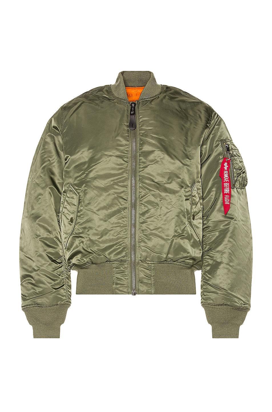 ALPHA INDUSTRIES MA-1 Bomber Jacket Size M, S, XL/1X, XS, XXL/2X. Product Image