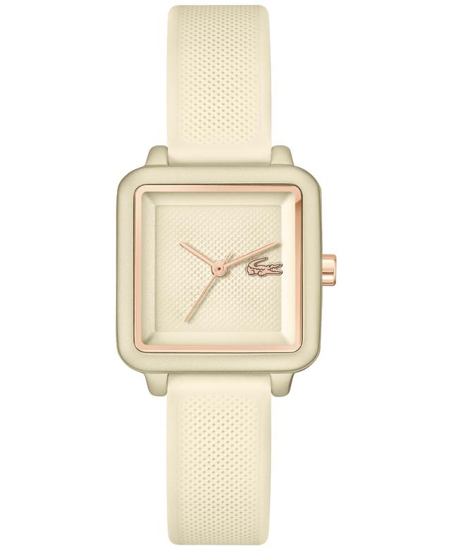 Lacoste Womens 12.12 Flow Quartz Analog Champagne Silicone Strap Watch Product Image