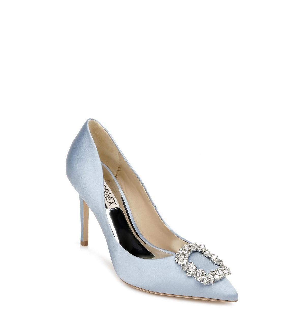 Badgley Mischka Womens Cher Crystal Buckle Pumps Product Image