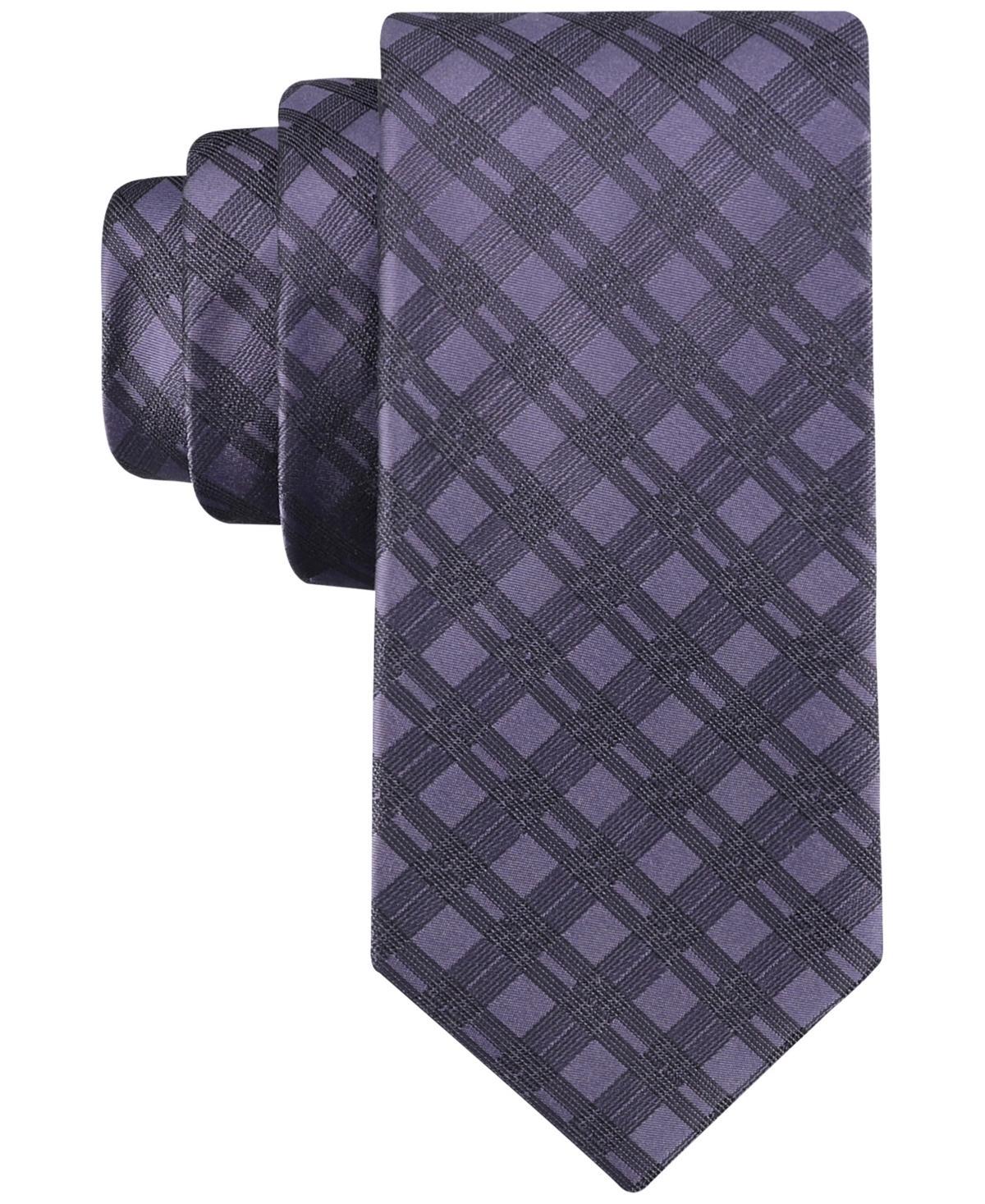 Calvin Klein Mens Double-Rail Grid Tie Product Image