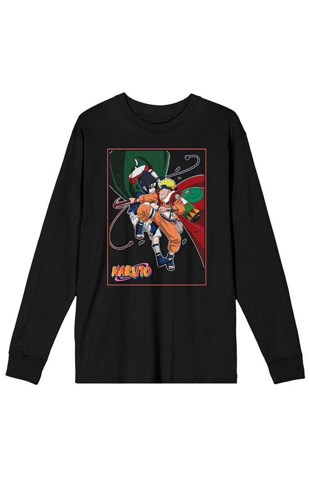 Bioworld Mens Classic Naruto Anime Long Sleeve T-Shirt - Blackedium Product Image