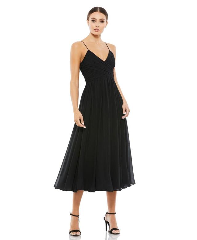 Womens Ieena Faux Wrap Sleeveless Flowy Dress Product Image