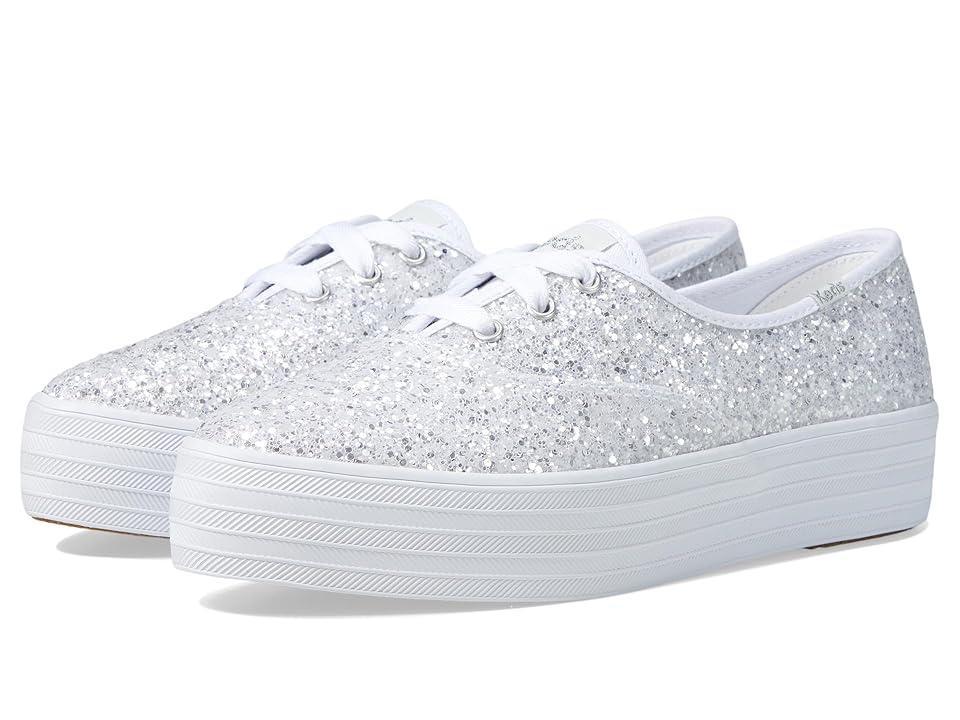 Keds Point Lace Up Glitter) Women's Shoes Product Image