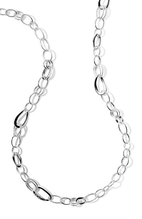 Womens 925 Classico Cherish Link Sterling Silver Long Necklace Product Image