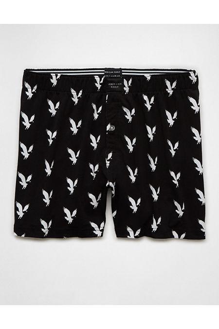 AEO Eagles Slim Knit Ultra Soft Boxer Short Mens Product Image