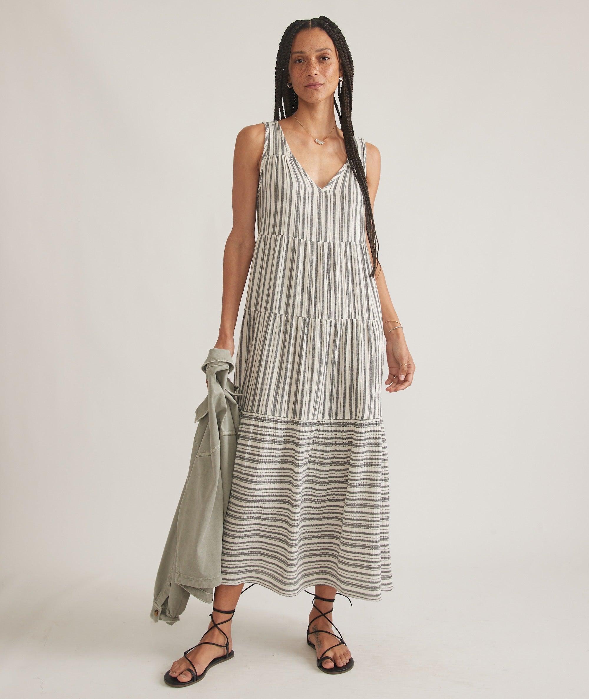 Corinne Double Cloth Maxi Dress Product Image