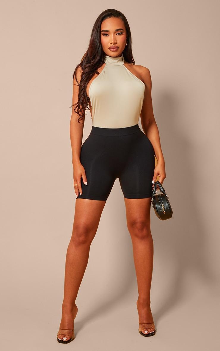 Shape Black Fitted Seamless Shorts product image