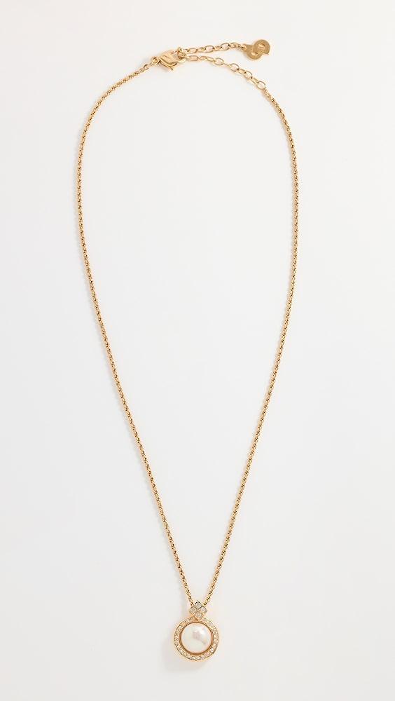 What Goes Around Comes Around Dior Gold Pearl Necklace | Shopbop Product Image