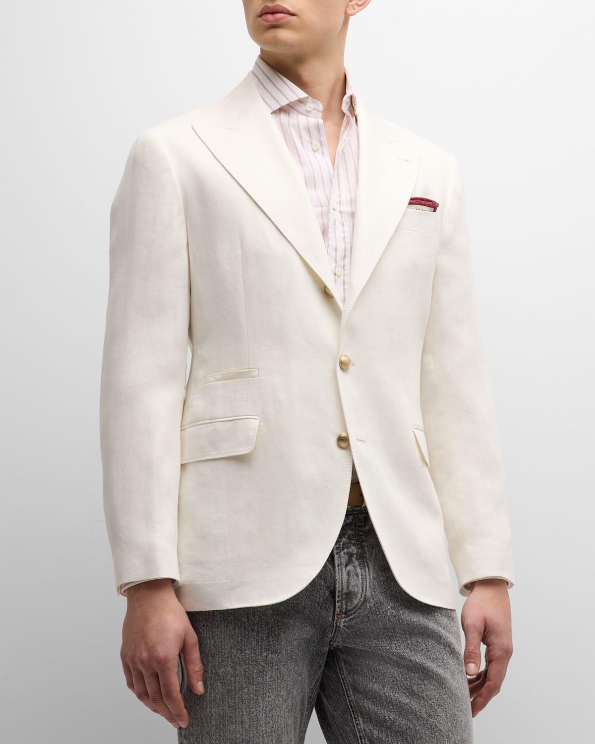 Mens Exclusive Linen Sport Jacket Product Image