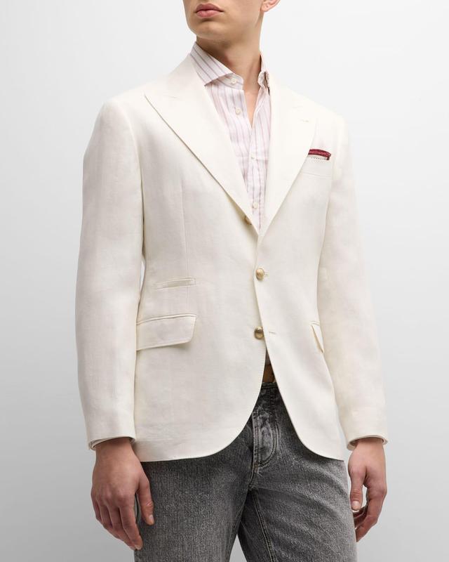 Mens Exclusive Linen Sport Jacket Product Image