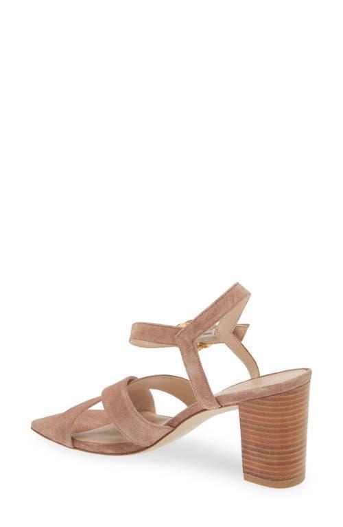 Analeigh 75 Block Heel Sandal In Brown Product Image