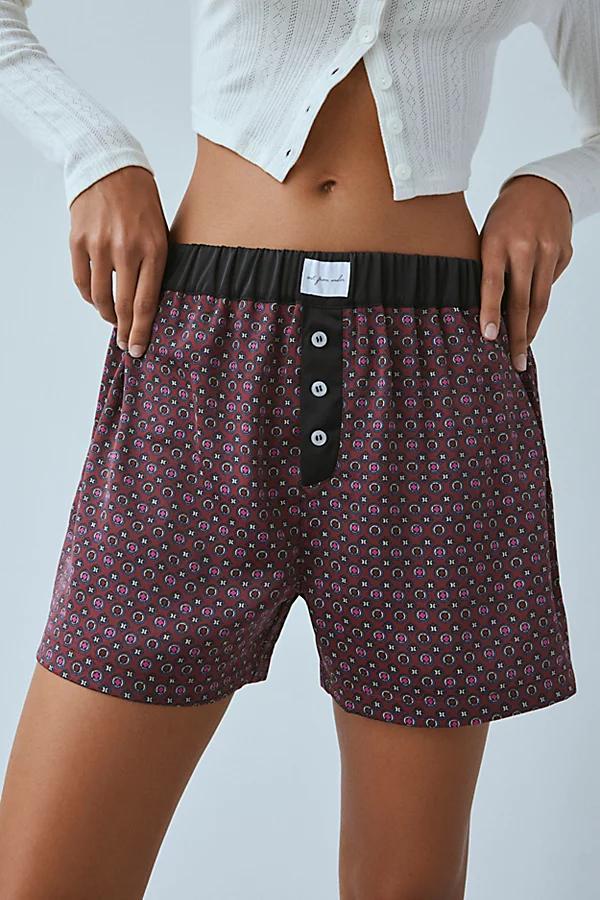 Out From Under Satin Boxer Short Womens at Urban Outfitters Product Image