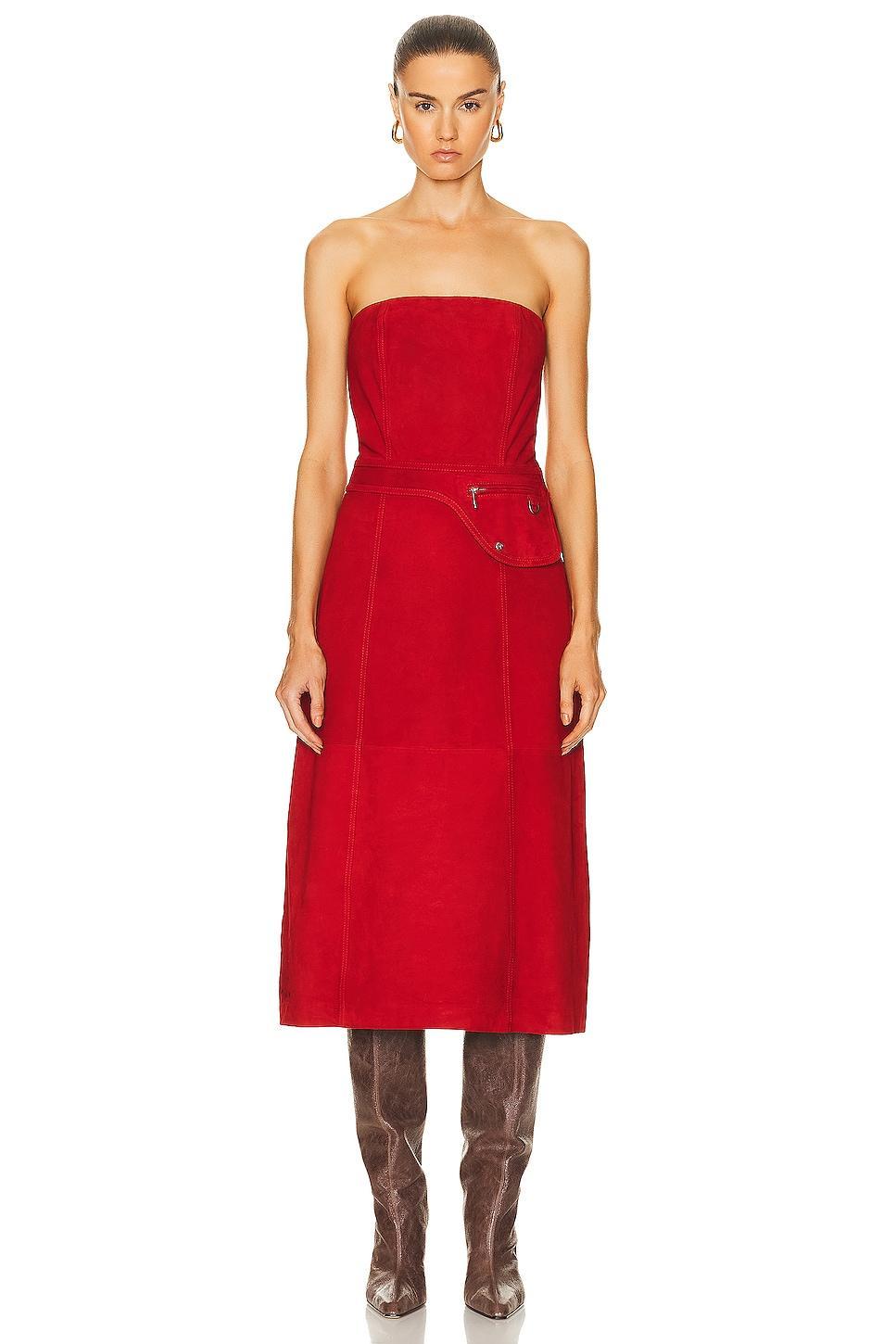 Saks Potts Ira Dress Red. (also in ). Product Image