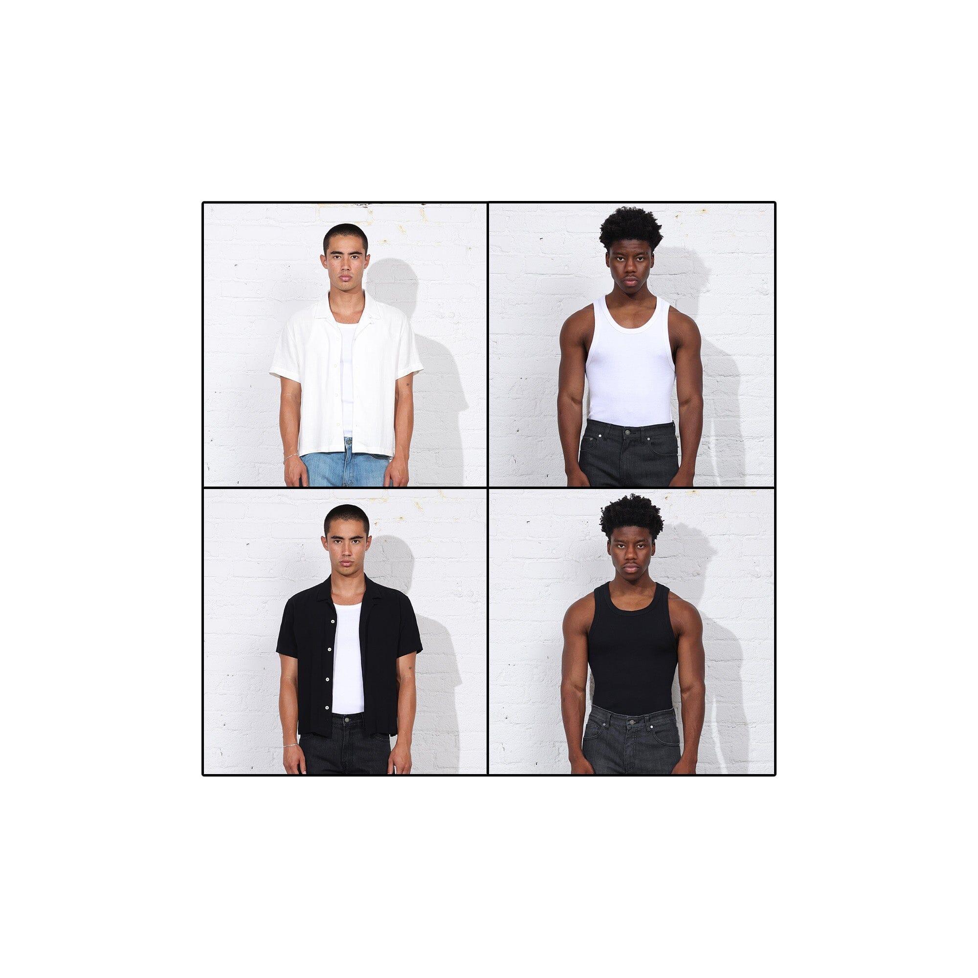 4-Pack | Rosewood Crop Button-Up + Montauk Tank Product Image