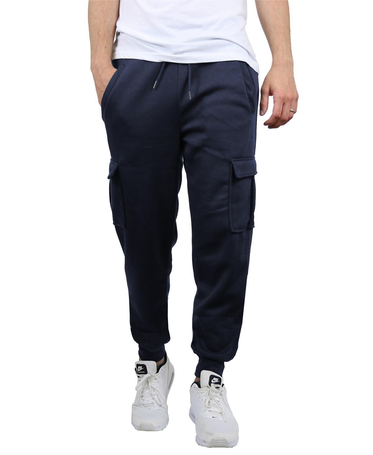 Blue Ice Mens Heavyweight Fleece-Lined Cargo Jogger Sweatpants Product Image