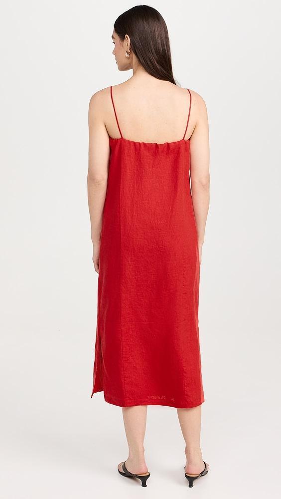 DONNI. The Linen Spaghetti Dress | Shopbop Product Image