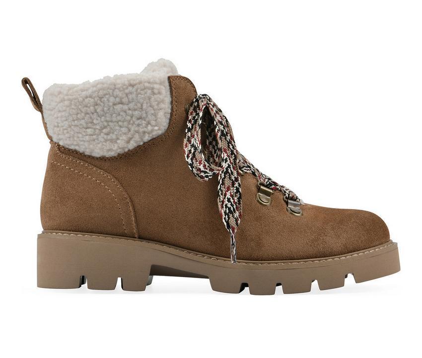 Women's White Mountain Gloving Lace Up Winter Booties Product Image