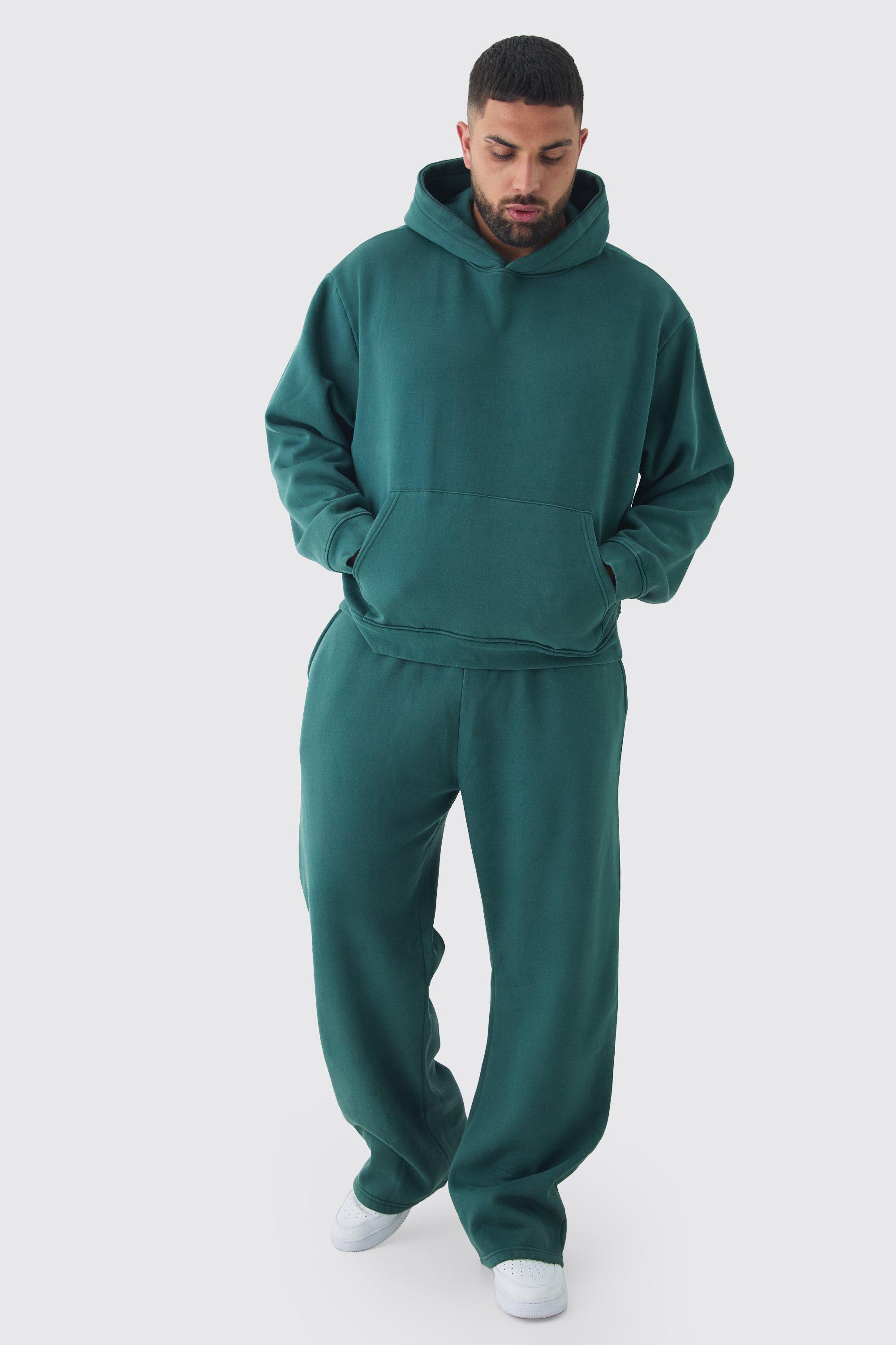 Plus Oversized Washed Tracksuit | boohooMAN USA Product Image