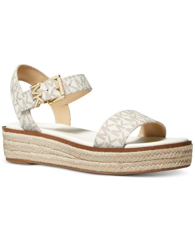 Michael Michael Kors Womens Richie Espadrille Platform Wedge Sandals Product Image