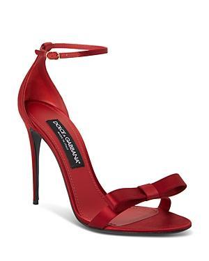 Dolce & Gabbana Womens Ankle Strap High Heel Sandals Product Image