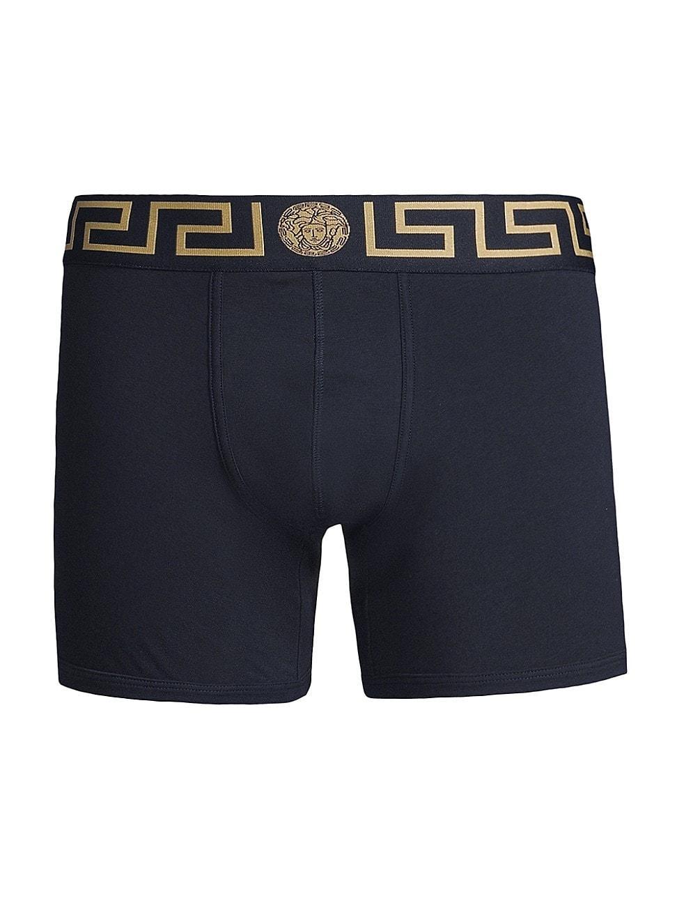 Versace Long Stretch Cotton Trunks Product Image