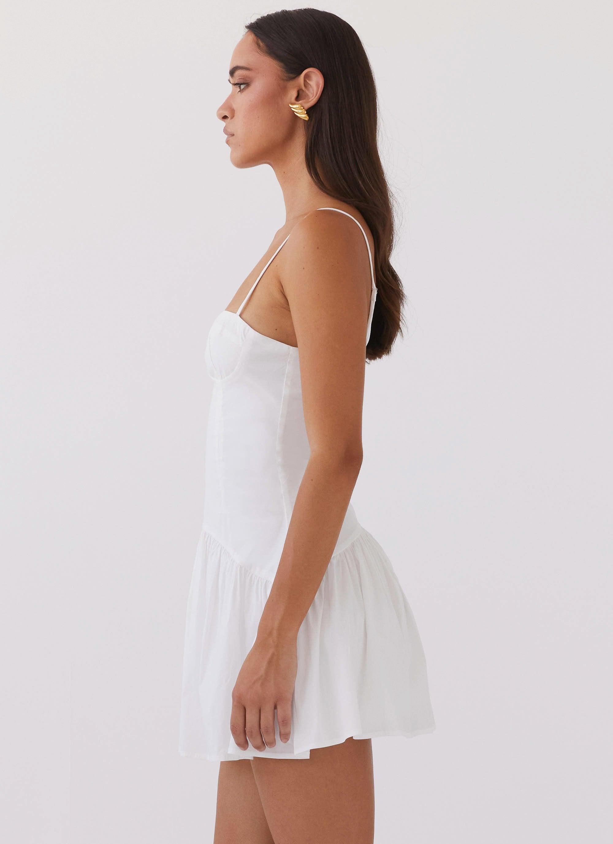 Endless Summer Mini Dress - White Product Image