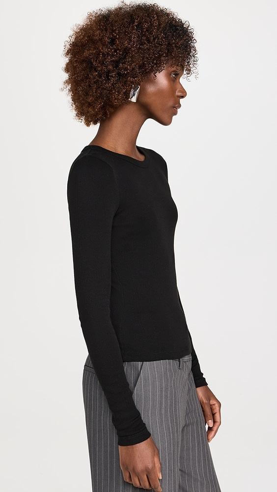 St. Agni Cotton Soft Rib Long Sleeve Top | Shopbop Product Image