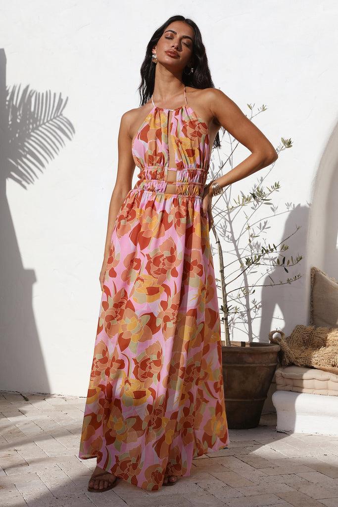 Rosetta Dreams Maxi Dress Pink Product Image