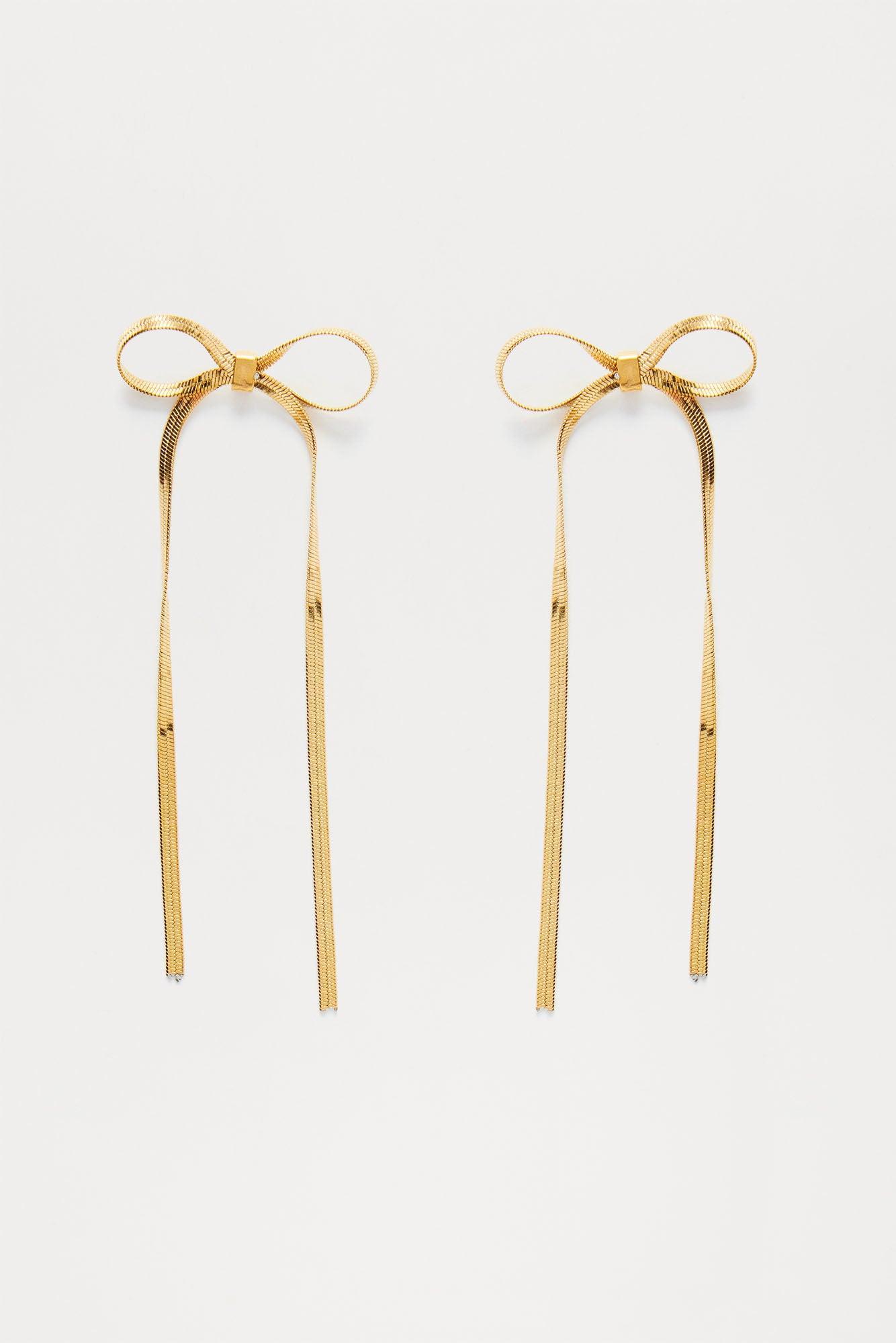 Bowth Of Us Earrings - Gold Product Image