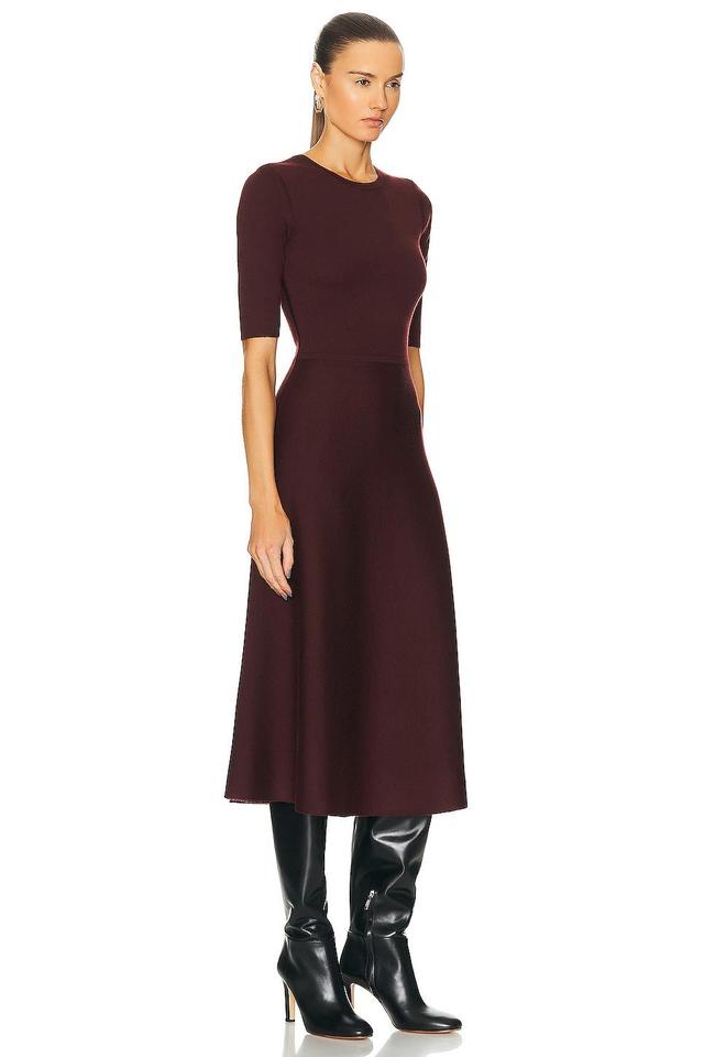 Gabriela Hearst Seymore Dress in Burgundy Product Image