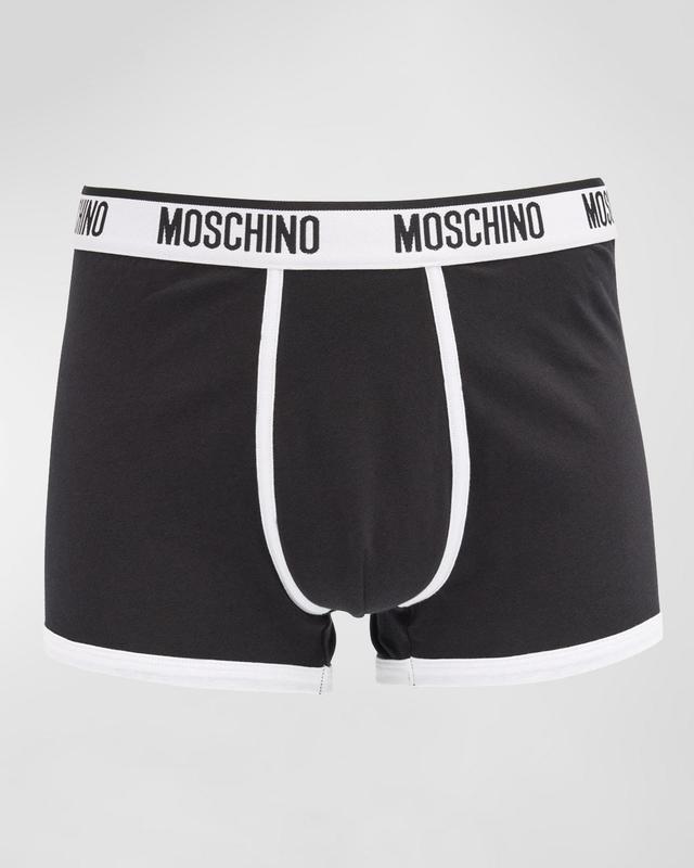 Mens Contrast-Outline Logo Trunks Product Image