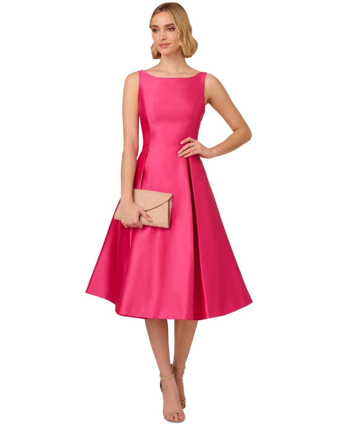 Adrianna Papell Boat-Neck A-Line Dress Product Image