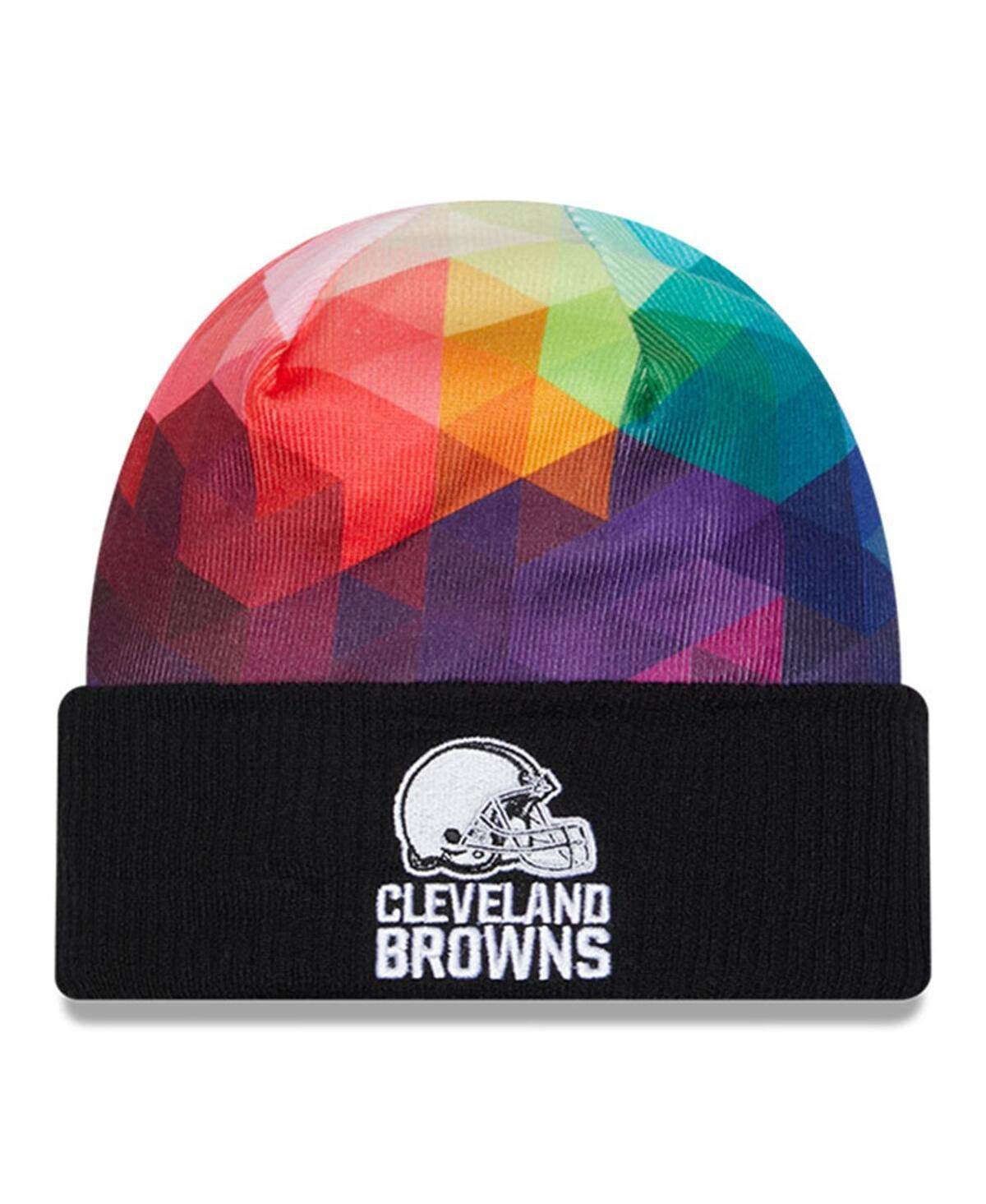 Mens New Era Cleveland Browns 2023 NFL Crucial Catch Cuffed Knit Hat Product Image