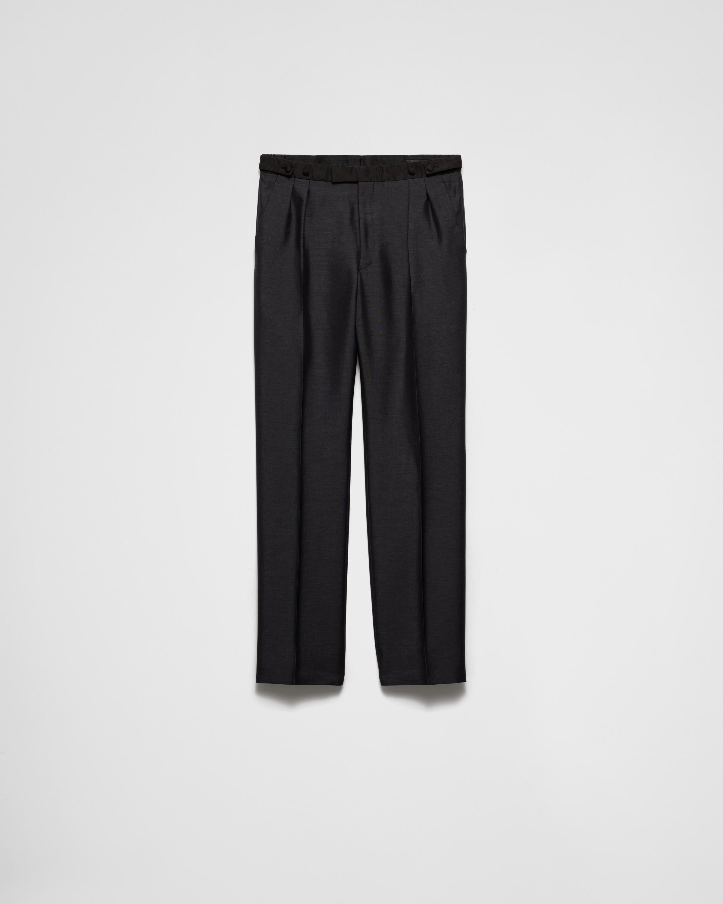 Mohair wool trousers Product Image