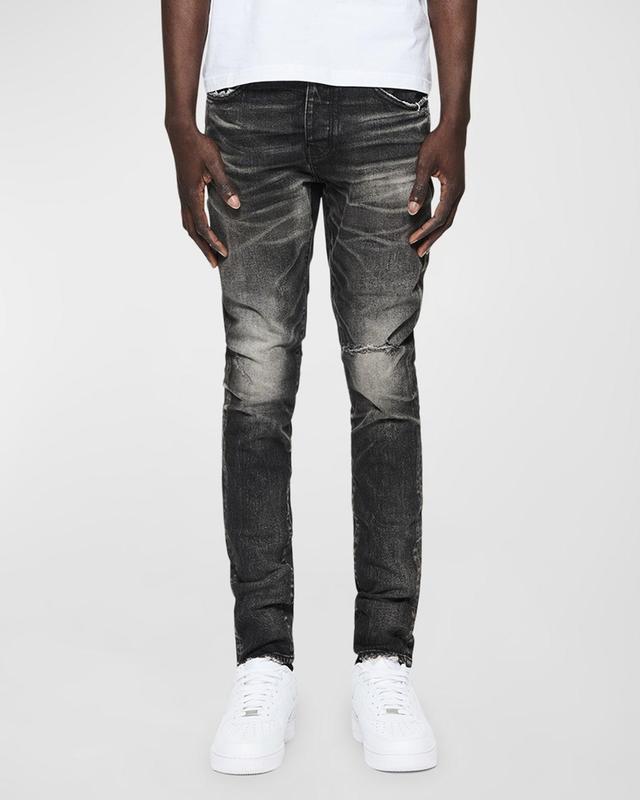 Mens Stretch Low-Rise Skinny Jeans Product Image