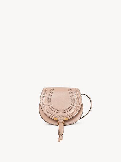 Small Marcie saddle bag in soft leather Product Image