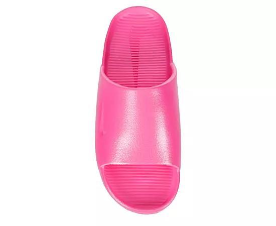 Nike Womens Nike Calm Slide SE - Womens Shoes Hyper Pink/Hyper Pink Product Image