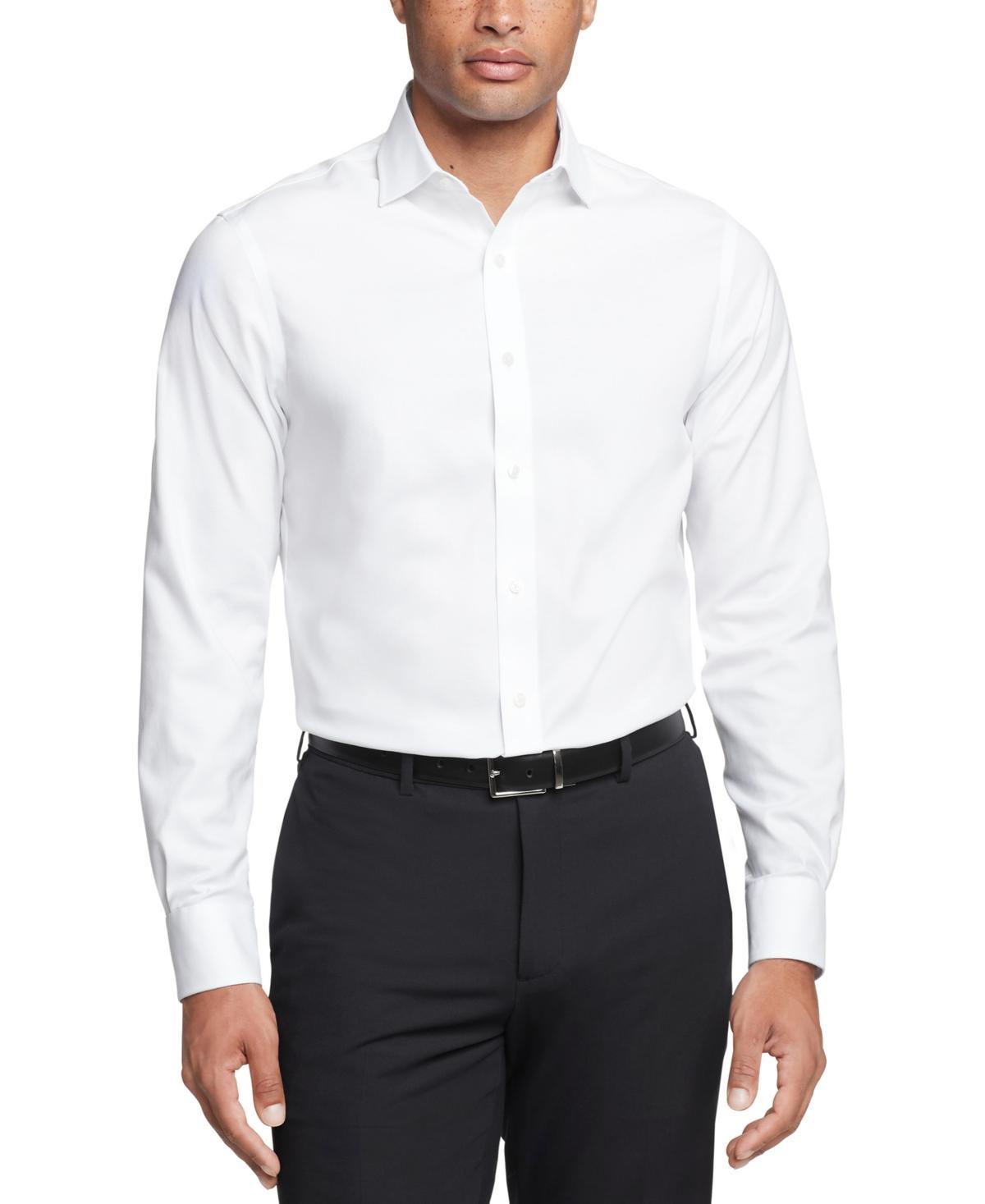 Tommy Hilfiger Mens Th Flex Essentials Wrinkle Free Stretch Dress Shirt Product Image