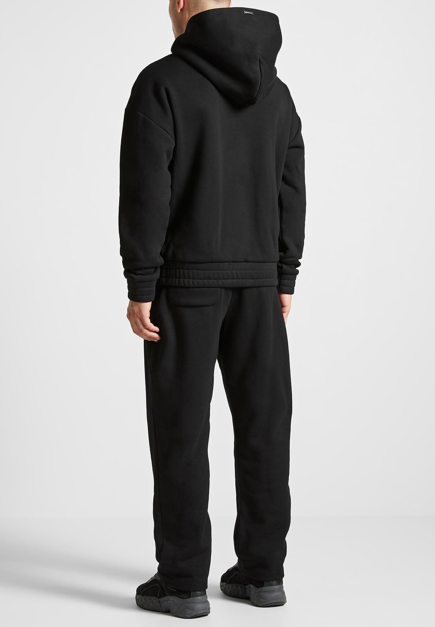 Éternel Eiffel Embossed Joggers - Black Male Product Image