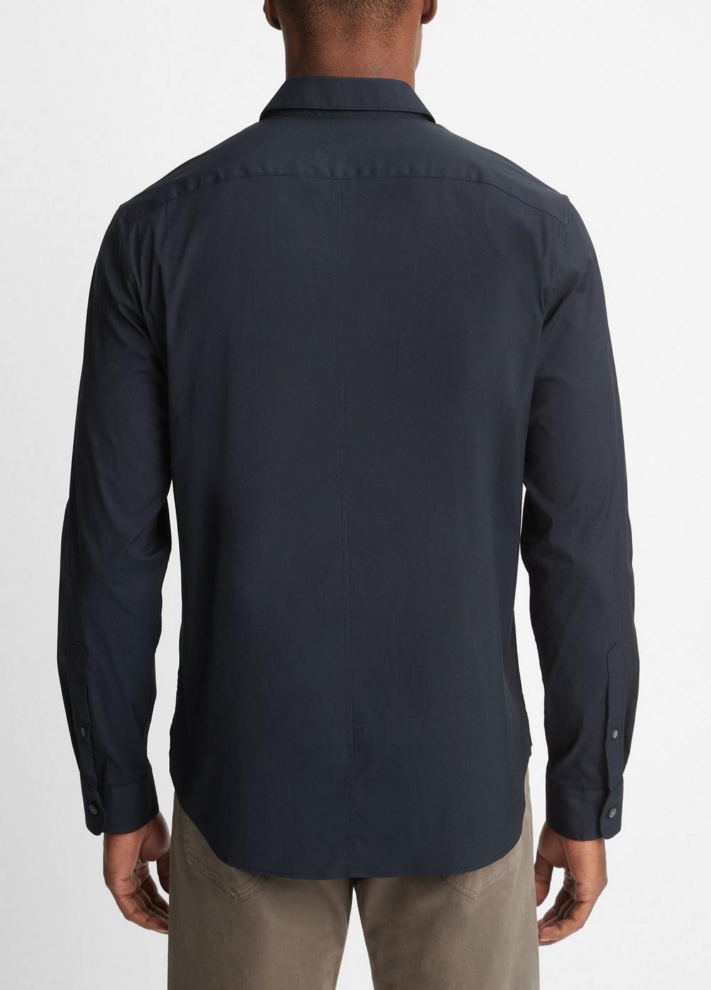 Cotton-Blend Long-Sleeve Shirt Product Image