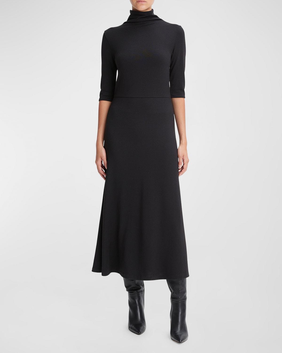 Turtleneck Knit Midi-Dress Product Image