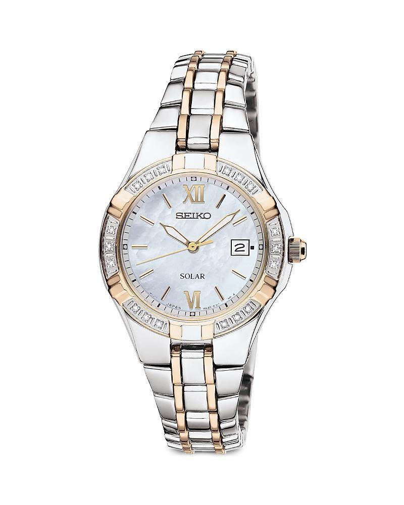 Seiko Diamond Solar Watch, 29mm Product Image