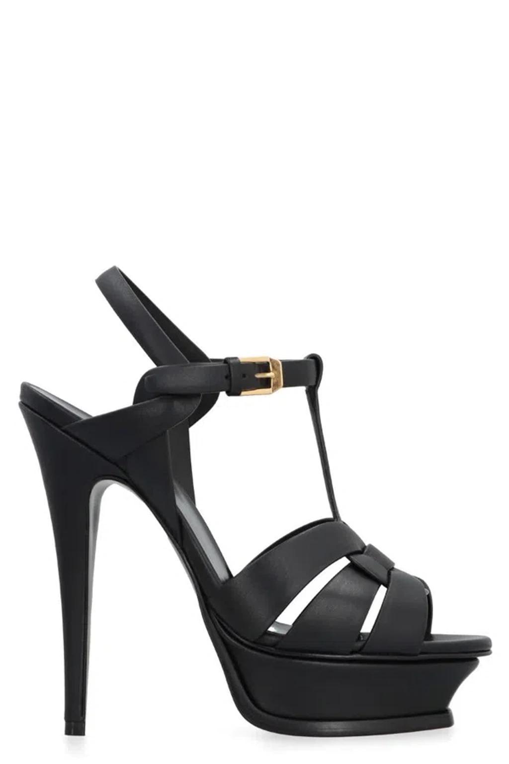 Heeled Sandals  Woman In Black Product Image