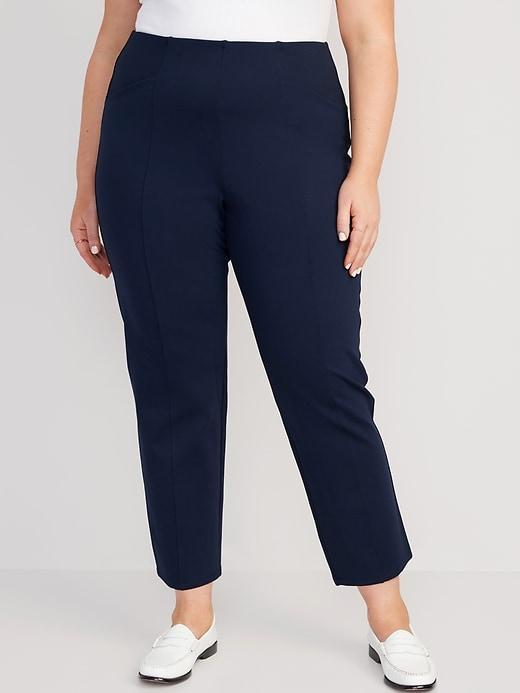 Extra High-Waisted Stevie Straight Pants Product Image