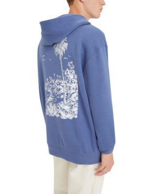 Levis Mens Relaxed-Fit Palm Tree Graphic Hoodie Product Image