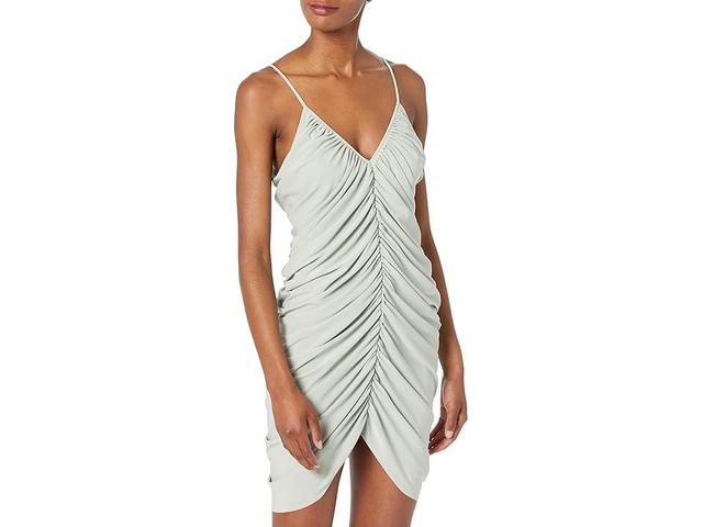 Norma Kamali Slip Diana Mini Dress (Dried Sage) Women's Dress Product Image