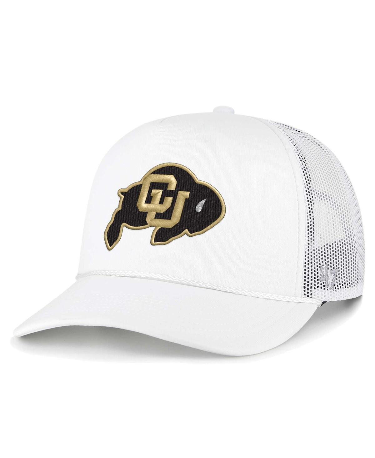 Mens 47 Colorado Buffaloes Foam Front Mesh Trucker Snapback Hat Product Image