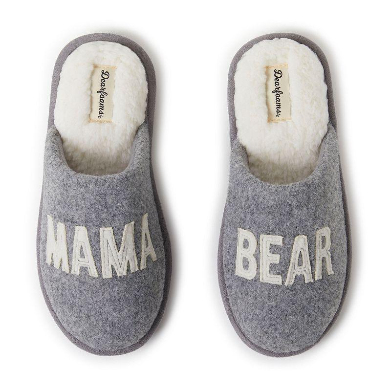 Dearfoams Mama Bear Womens Slip-On Slippers Product Image