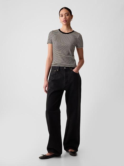 Modern Rib Cropped T-Shirt Product Image