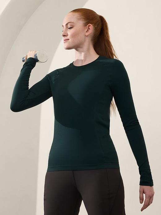 Flurry Seamless Crewneck Top Product Image